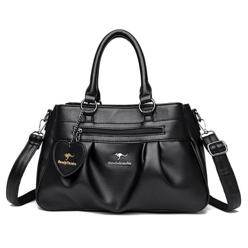 variant image03 Layers High Quality Leather Handbag Purse Luxury Designer Women Large Capacity Shoulder Crossbody Tote Bag