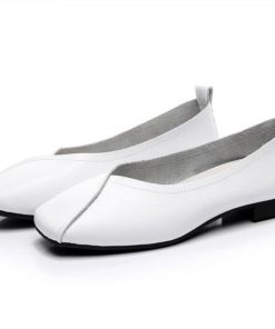variant image0AIYUQI flat shoes 2023 new autumn genuine leather women flat shoes onon slip Plus Size 35