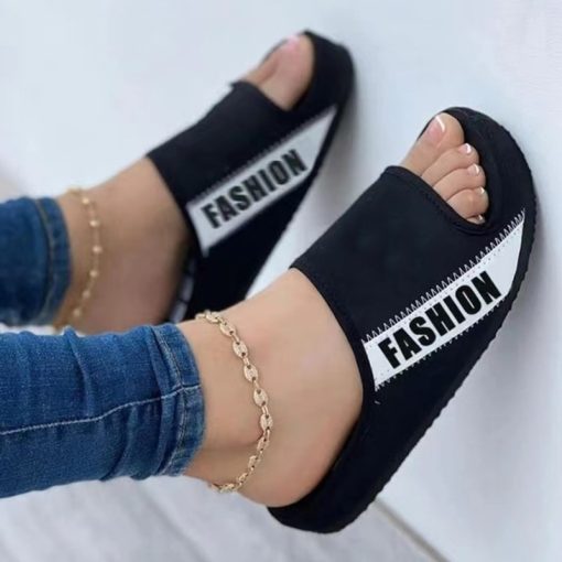 variant image0Summer Sandals Women 2022 Outdoor Slippers Casual Shoes Femme Low Heels Summer Footwear Beach Chaussure Zapatos