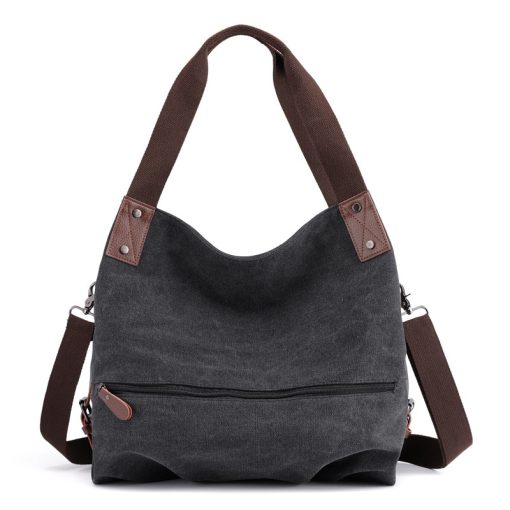 variant image0Women s Canvas Bag Casual Fashion Spring and Summer New Canvas Women s Bag Shoulder Messenger