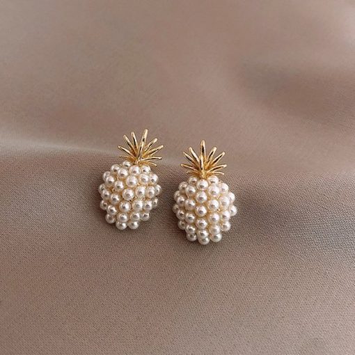 variant image122022 New Classic Elegant Imitation Pearl Dangle Earrings For Women Crystal Long Tassel Exquisite Drop Earring