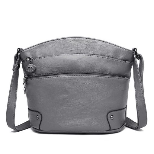 variant image1Multi layer Pockets Women Leather Shoulder Bag Luxury Handbags Women Bags Designer Small Crossbody Bags For