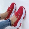 variant image22023 New Thick soled Women s Sports Shoes Fashion Casual Comfortable Slip on Flat Shoes Women