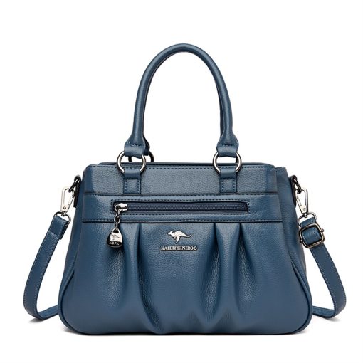 variant image23 Layers High Quality Leather Handbag Purse Luxury Designer Women Shoulder Crossbody Tote Top handle Bag
