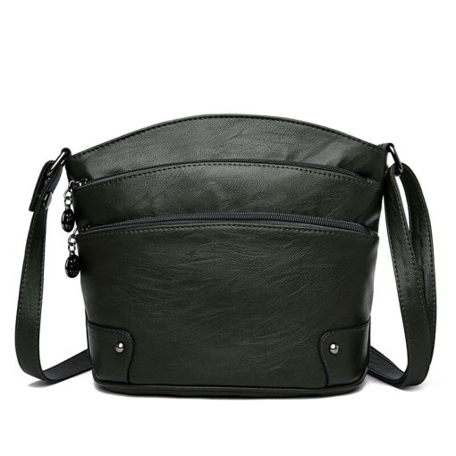 variant image2Multi layer Pockets Women Leather Shoulder Bag Luxury Handbags Women Bags Designer Small Crossbody Bags For