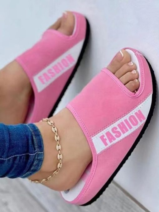 variant image2Summer Sandals Women 2022 Outdoor Slippers Casual Shoes Femme Low Heels Summer Footwear Beach Chaussure Zapatos