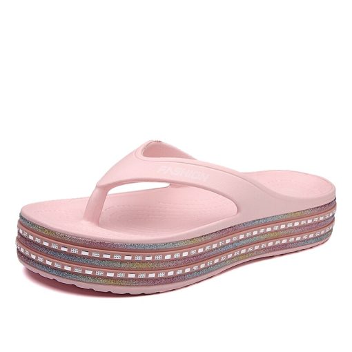 variant image2Summer Women Slippers Flip Flops Thick Bottom Sandals Women Couples Outdoor Non slip Sole Beach Casual