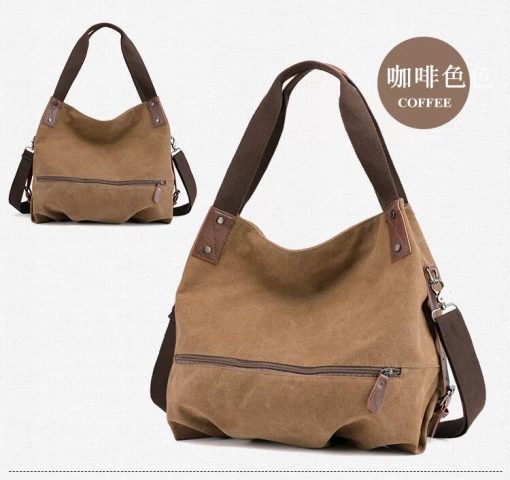 variant image2Women s Canvas Bag Casual Fashion Spring and Summer New Canvas Women s Bag Shoulder Messenger