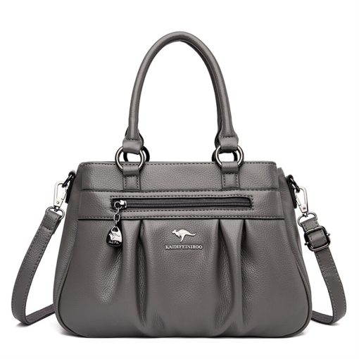 variant image33 Layers High Quality Leather Handbag Purse Luxury Designer Women Shoulder Crossbody Tote Top handle Bag