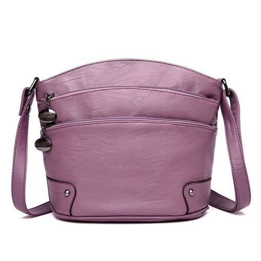 variant image3Multi layer Pockets Women Leather Shoulder Bag Luxury Handbags Women Bags Designer Small Crossbody Bags For