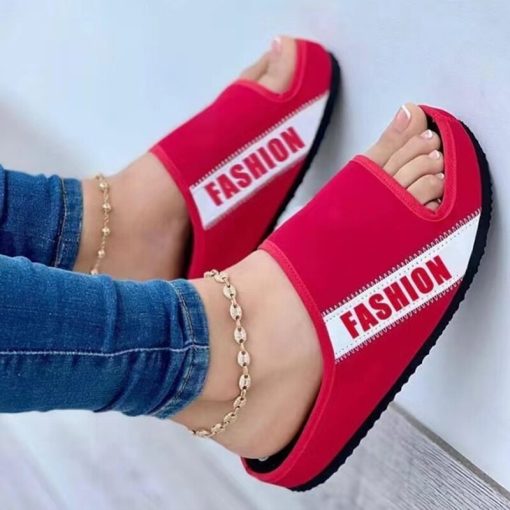 variant image3Summer Sandals Women 2022 Outdoor Slippers Casual Shoes Femme Low Heels Summer Footwear Beach Chaussure Zapatos