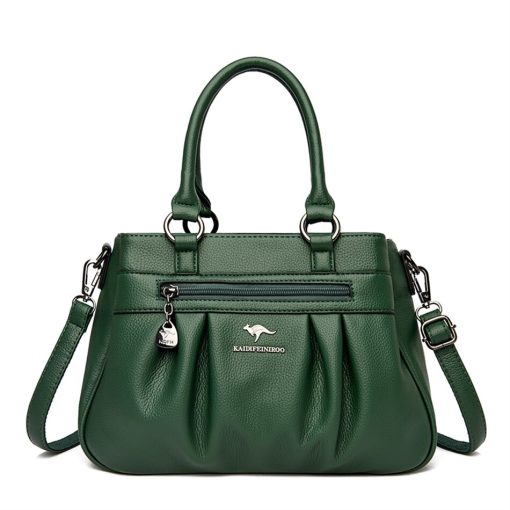 variant image43 Layers High Quality Leather Handbag Purse Luxury Designer Women Shoulder Crossbody Tote Top handle Bag