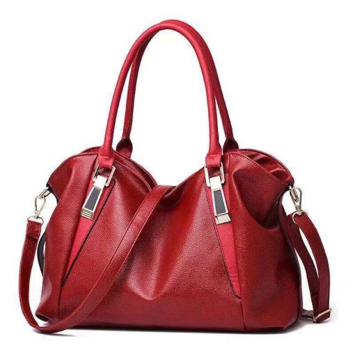 variant image4Women Bag Vintage Casual Tote Top Handle Women Messenger Bags Shoulder student Handbag Purse Wallet Leather