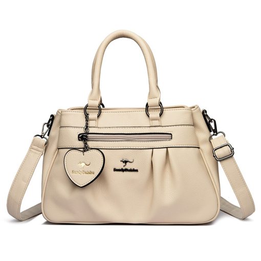 variant image53 Layers High Quality Leather Handbag Purse Luxury Designer Women Large Capacity Shoulder Crossbody Tote Bag
