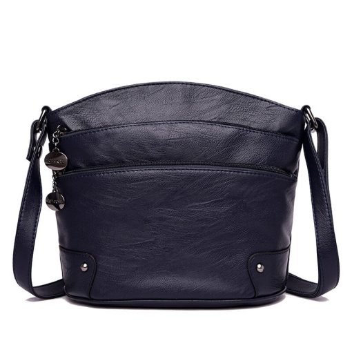 variant image5Multi layer Pockets Women Leather Shoulder Bag Luxury Handbags Women Bags Designer Small Crossbody Bags For