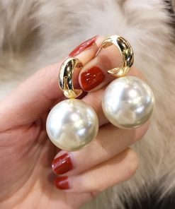 variant image62022 New Classic Elegant Imitation Pearl Dangle Earrings For Women Crystal Long Tassel Exquisite Drop Earring