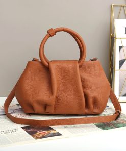 variant image6Elegant Fashion Women s Genuine Leather Handbags and Purses Tote Bag Ladies Shoulder Crossbody Bags for