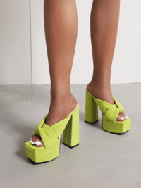 main image0Summer New Style Fashion Waterproof Platform Super High Heel Women s Slippers Outdoor party open toe