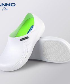 4RNEANNO Soft Doctors Nurses Anti slip Protective Clogs Operating Room Slippers Chef Work Flat Hospital Foot