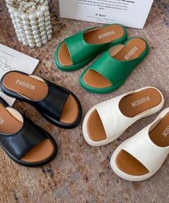 8OxYSummer Women Shoes Platform Soft Slides Flat House Slippers Female 2022 Home Ladies Ytmtloy Indoor Zapatillas