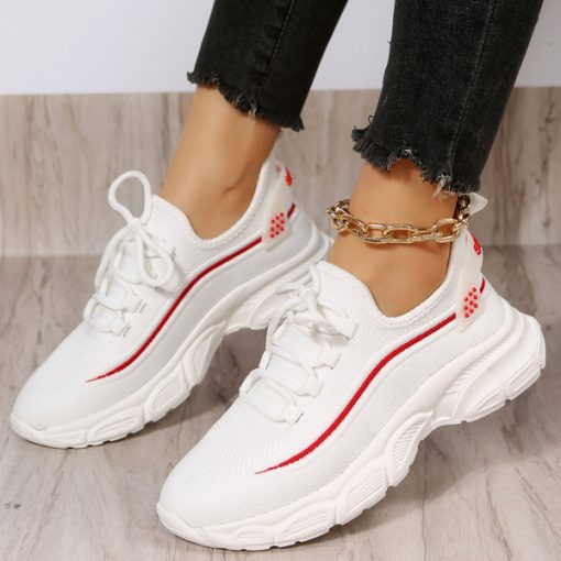AyiAWomen s Sneakers Spring Ladies Flat Shoes Casual Women Vulcanized Women 2023 Summer Light Mesh Breathable