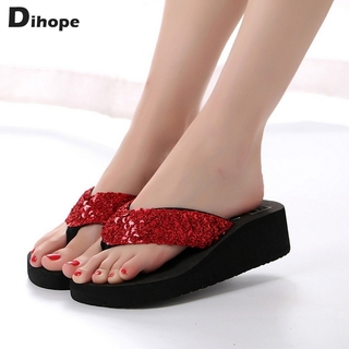 Female Flip Flops Women Summer Sandals Sequins Beach Women s Slippers High Heel Shoes For Women.jpg 640x640