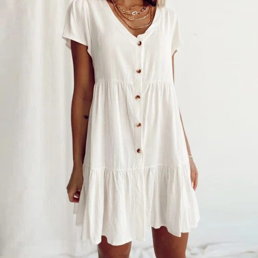 PXnyBohemian Casual Summer Beach Dress White Tunic Women Beachwear Cover ups Plus Size Sexy Pareo Dress