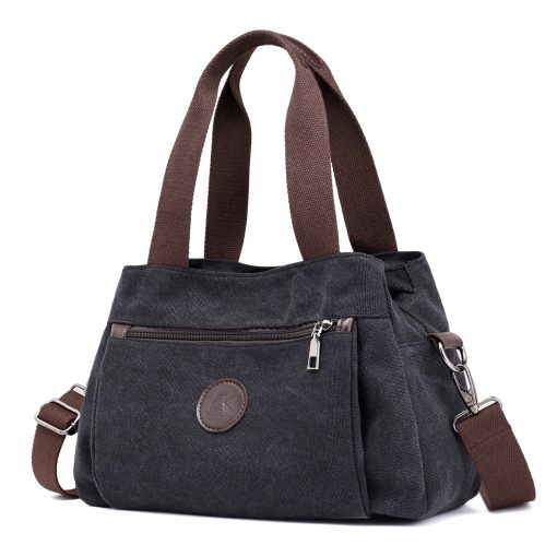 QiWqWomen s Canvas Bag Handbags Shoulder Bags Messenger Bags Crossbody Bags Tote Large Capacity Work Bags