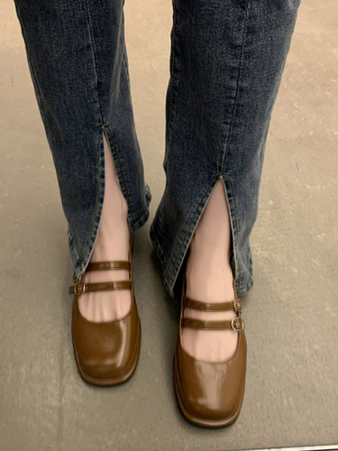 Summer Elegant Ladies Sandals Fashion Hollow Medium Heels Shoes – Miggon