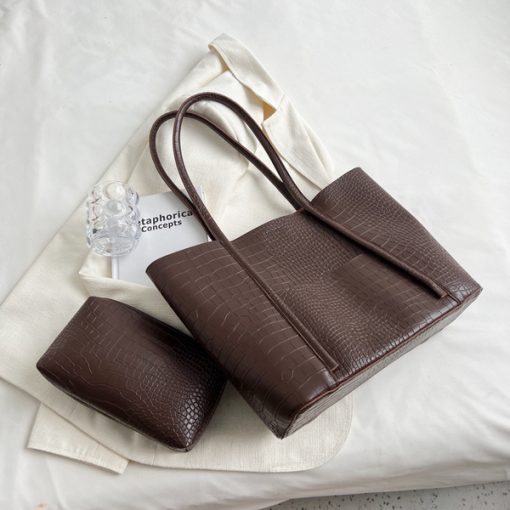 bpI4LEFTSIDE Large PU Leather Shoulder Bag for Women 2022 Winter Fashion Trend Designer Female Fashion Handbags