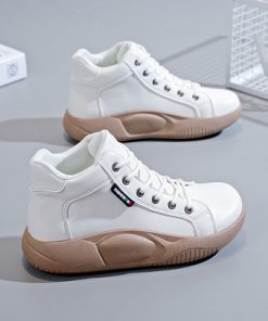 c5pEWomen Sneakers 2023 Platform Casual Loafers Solid Color Women Flats Shoes Oxford Sports Vulcanized Shoes Autumn
