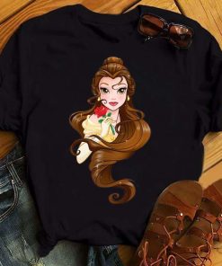 cCKqNew T shirts for Women Fashion Punk Princess Print T Shirt Streetwear Short Sleeves Clothes Kawaii