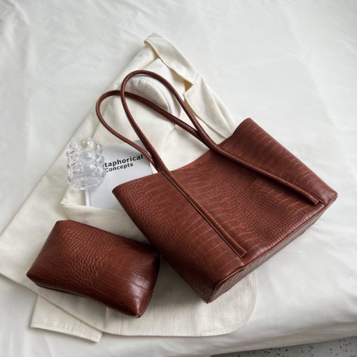 dETYLEFTSIDE Large PU Leather Shoulder Bag for Women 2022 Winter Fashion Trend Designer Female Fashion Handbags