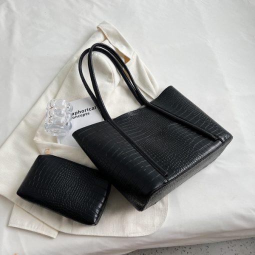 sUQqLEFTSIDE Large PU Leather Shoulder Bag for Women 2022 Winter Fashion Trend Designer Female Fashion Handbags