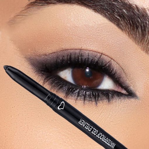 6aXqBlack Brown Quick drying Eyeliner Waterproof Liquid Eyeliner Gel Pen Long Lasting Smooth Pencil Not Blooming