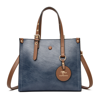 3 Layers Casual Tote Tote Bag Leather Luxury Handbag – Miggon