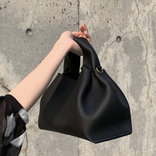 BKzPFUNMARDI Fashion Brand Women Handbag 2023 Bucket Bag Solid Female Crossbody Bag High Quality PU Leather