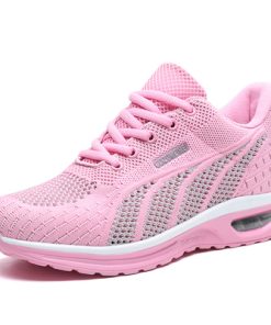 LOs7New Running Shoes Ladies Breathable Sneakers Summer Light Mesh Air Cushion Women s Sports Shoes Outdoor