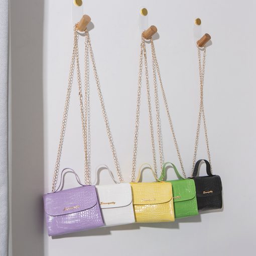 MiKpKorean Fashion Crocodile Pattern Single Shoulder Bag Mobile Coin Purse Ladies Messenger Bag Shoulder Handbag Bolsos