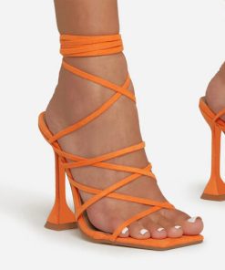 YZ1JPumps New Summer Fashion Cross Lacing Women Sandals Square Head High Heels Ladies Sandals Open Toe