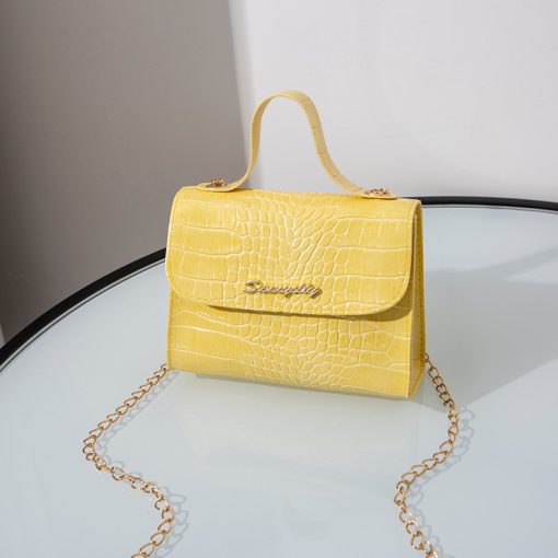 adYeKorean Fashion Crocodile Pattern Single Shoulder Bag Mobile Coin Purse Ladies Messenger Bag Shoulder Handbag Bolsos