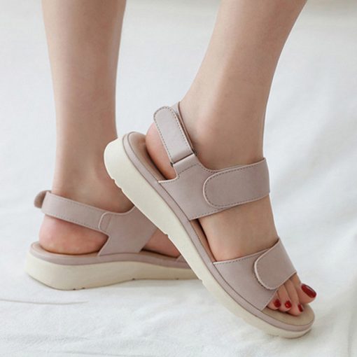 lMOiSummer Shoes Women Sandals Holiday Beach Wedges Sandals Women Slippers Soft Comfortable Ladies Summer Slippers A2121
