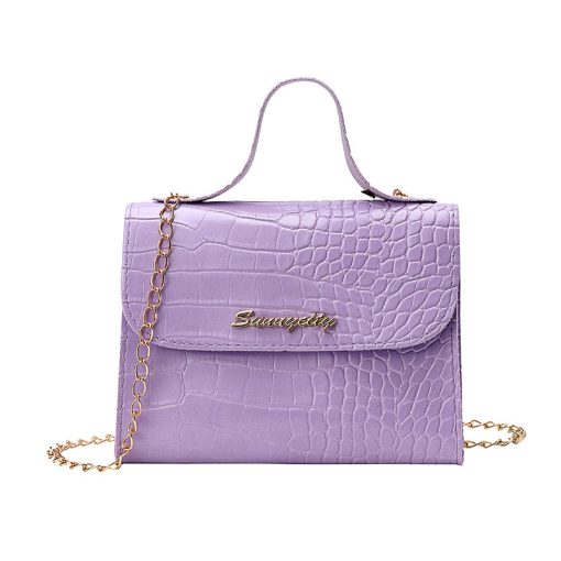 qA9NKorean Fashion Crocodile Pattern Single Shoulder Bag Mobile Coin Purse Ladies Messenger Bag Shoulder Handbag Bolsos
