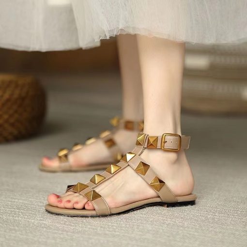 tvdXFlat Luxury Valen Designer Tino Shoes Slipper Summer Brand Desinger Fashion Women Sandal Casual Slides Outdoor