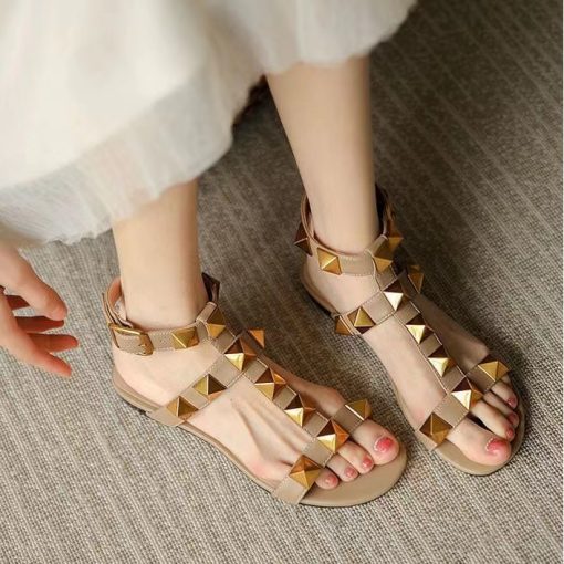 w6XuFlat Luxury Valen Designer Tino Shoes Slipper Summer Brand Desinger Fashion Women Sandal Casual Slides Outdoor