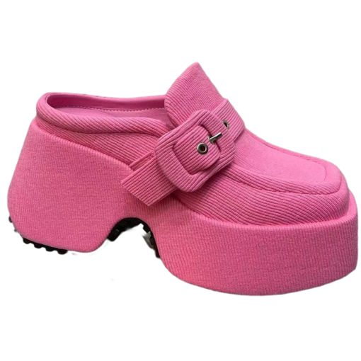 4xCcWomen Slippers High Heels Mules Shoes Fashion Slides Dress Sandals 2023 Summer Pumps Party Designer Flip