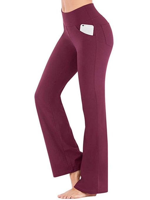 9UyhOgilvy Mather Solid Elegant Female Lady Women s Legs Pants Palazzo Flared Wide Killer High Waist