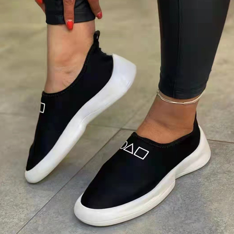 AE7H2022 Summer Platform Sneakers Women Orange Character Casual Shoes Plus Size Women Shoes 43 Shoes for