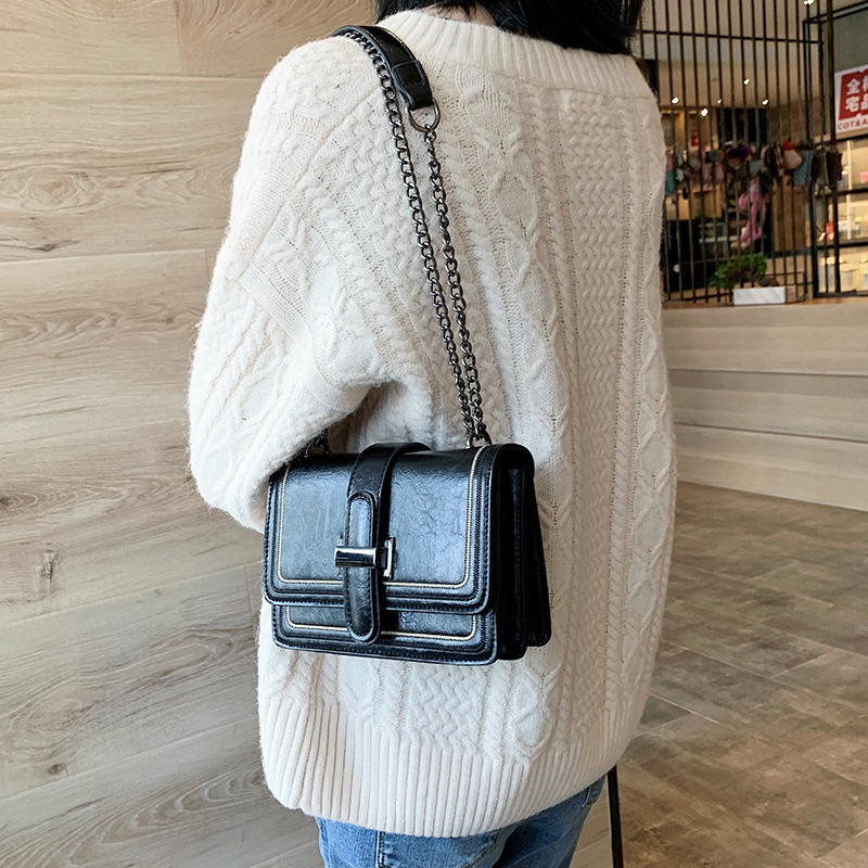 SrHwVintage PU Leather Crossbody bags for Women 2022 New Fashion Ladies Cluthes Messenger Shoulder Bag Luxury