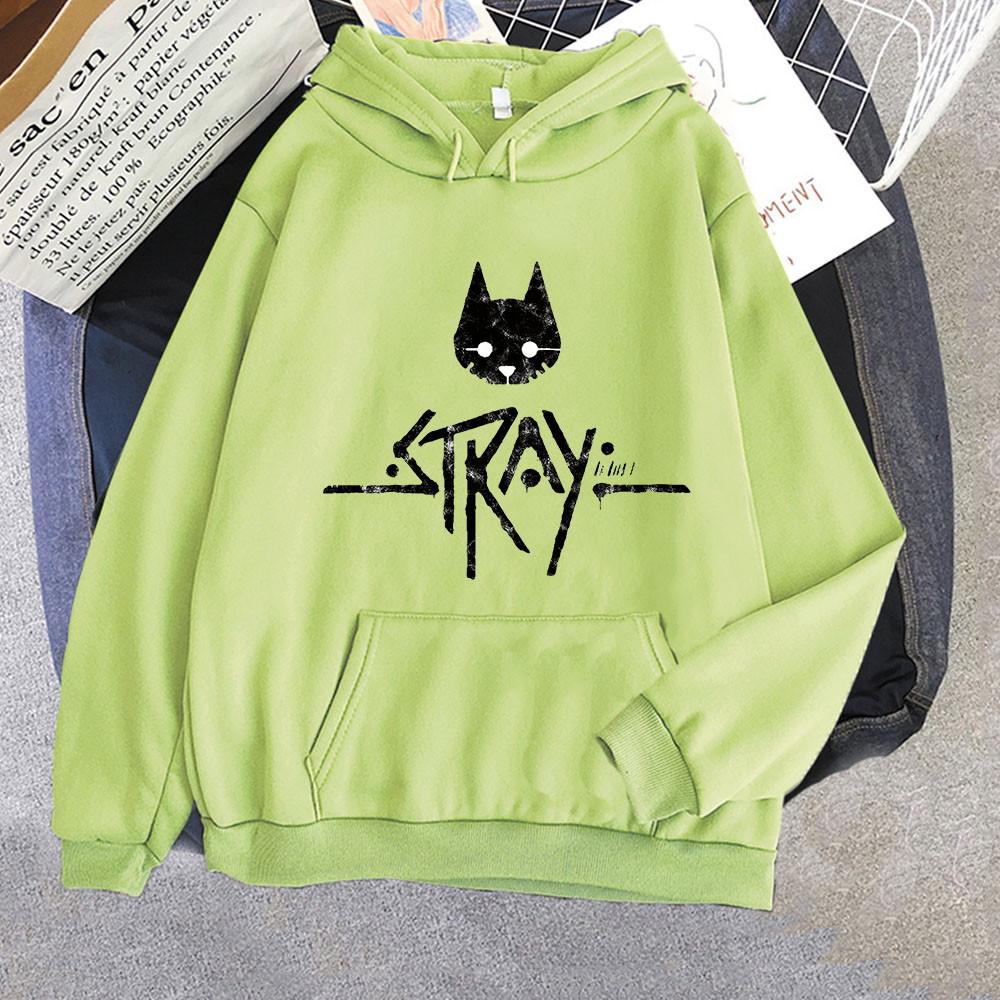 V4wZStray Cat Game Hoodies 2022 Hot Sweatshirt Men Fashion Long Sleeve Harajuku Y2k Clothes Male Pullover